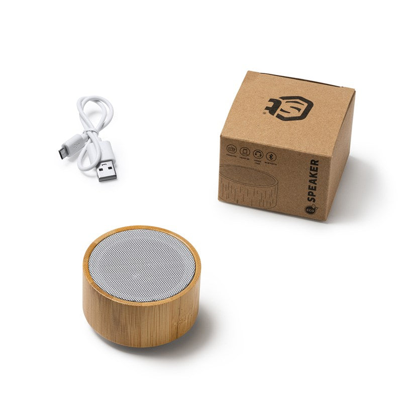 Altavoz Bluetooth HARDWELL bambú